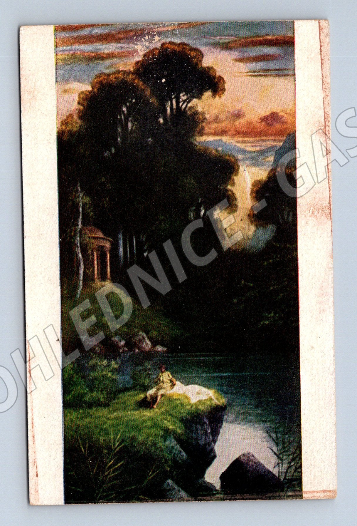 Pohlednice Arcadia Ráj světa malba C. Schweninger (P3601)