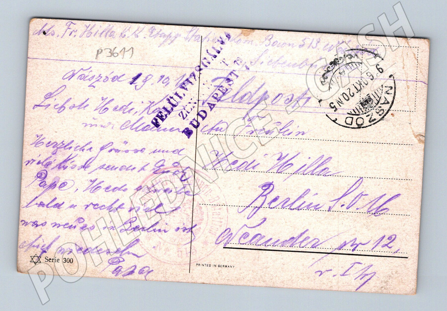 Pohlednice Maďarsko Dům u moře 1910 (P3611)