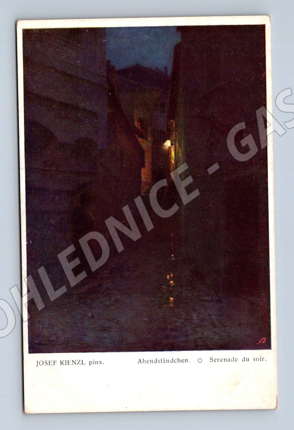 Pohlednice Rakousko Josef Kienzl Abendständchen (P3614)