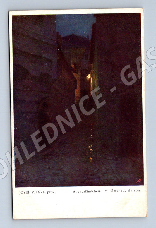 Pohlednice Rakousko Josef Kienzl Abendständchen (P3614)