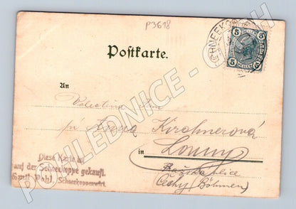 Pohlednice Sněžka Krkonoše c.1910 (P3618)