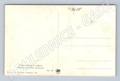 Pohlednice V. Bukovac - Sestru (dvě ženy) (P3628)