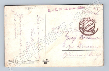 Pohlednice umělecký portrét ženy Fr. Žmurko 1910 (P3629)