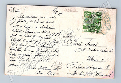 Pohlednice Rakousko Milostná píseň 1915 (P3632)
