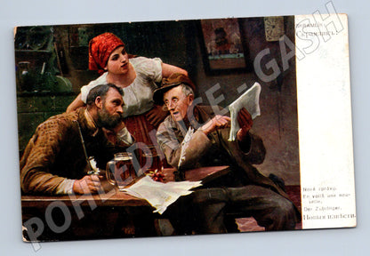 Pohlednice Rakousko-Uhersko žánrová scéna 'Skramlík' (P3633)