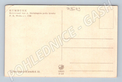 Pohlednice KUMBUREK zřícenina hradu (P3643)