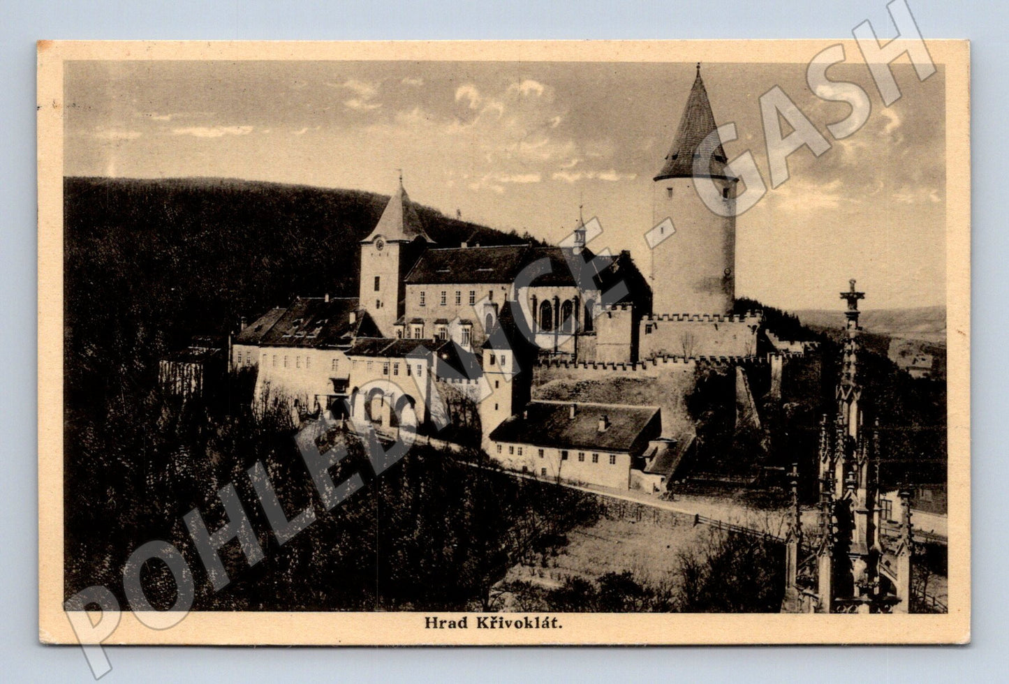 Pohlednice Hrad Křivoklát 1931 (P3644)