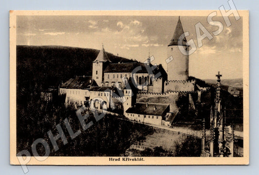 Pohlednice Hrad Křivoklát 1931 (P3644)