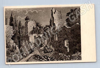 Pohlednice Choustník hradní zřícenina (P3648)
