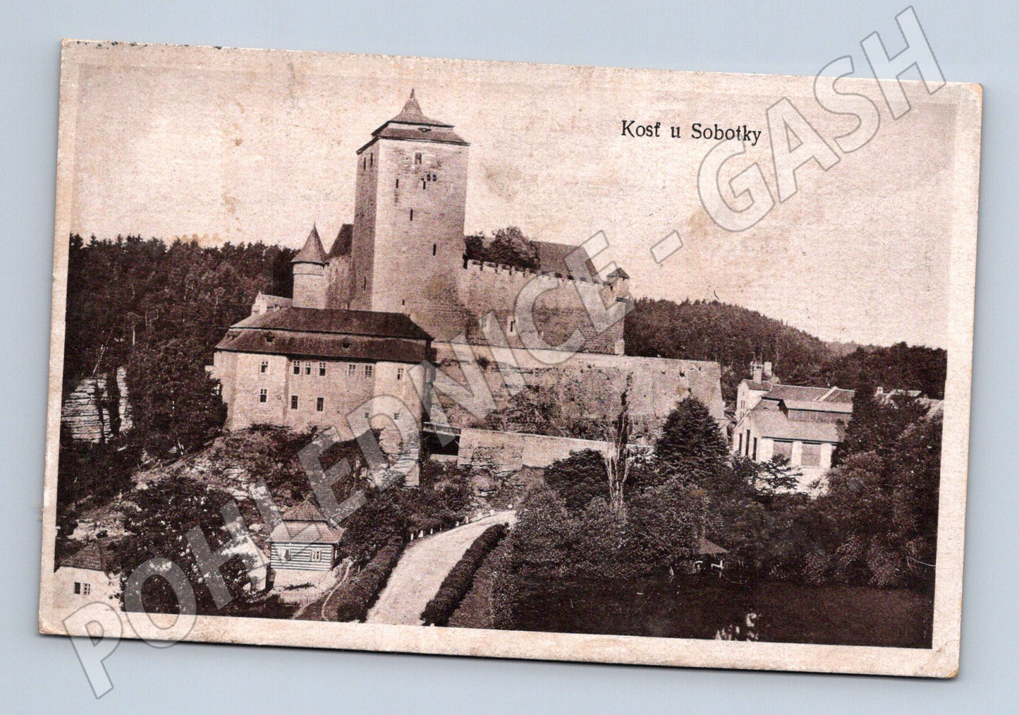 Pohlednice Košť u Sobotky hrad 1921 (P3666)