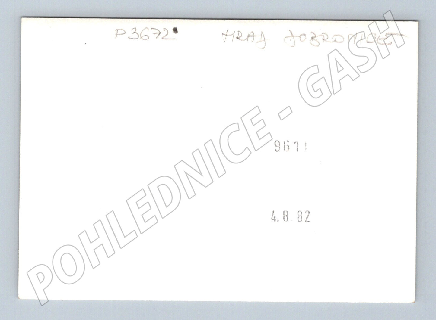 Stará fotografie Dobronice hrad a věž 1982 (P3672)