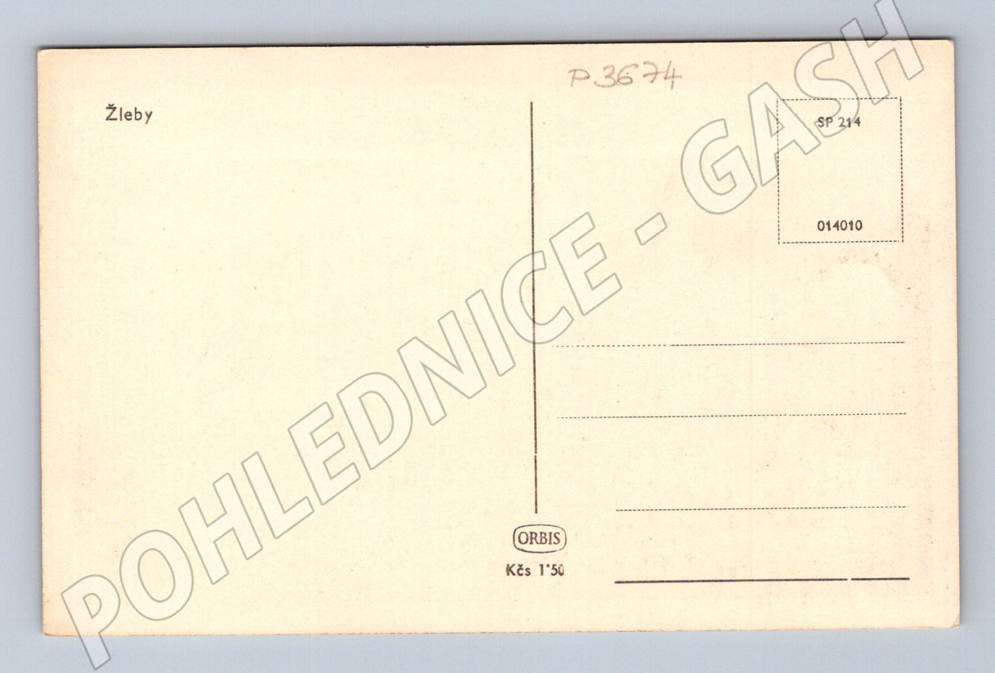 Pohlednice Žleby zámek (P3674)