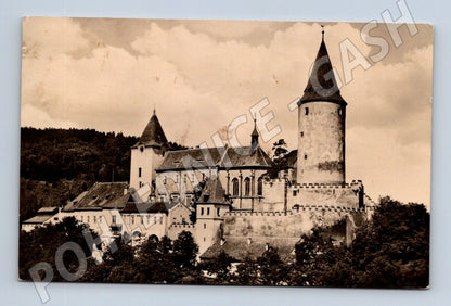 Pohlednice Křivoklát hrad 1951 (P3675)