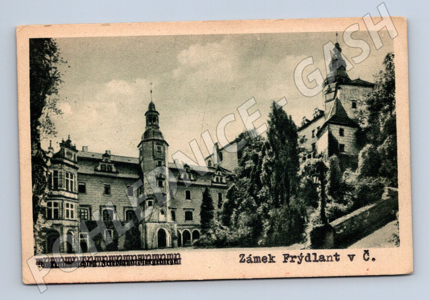 Pohlednice Frýdlant Zámek Frýdlant v Č. 1947 (P3681)