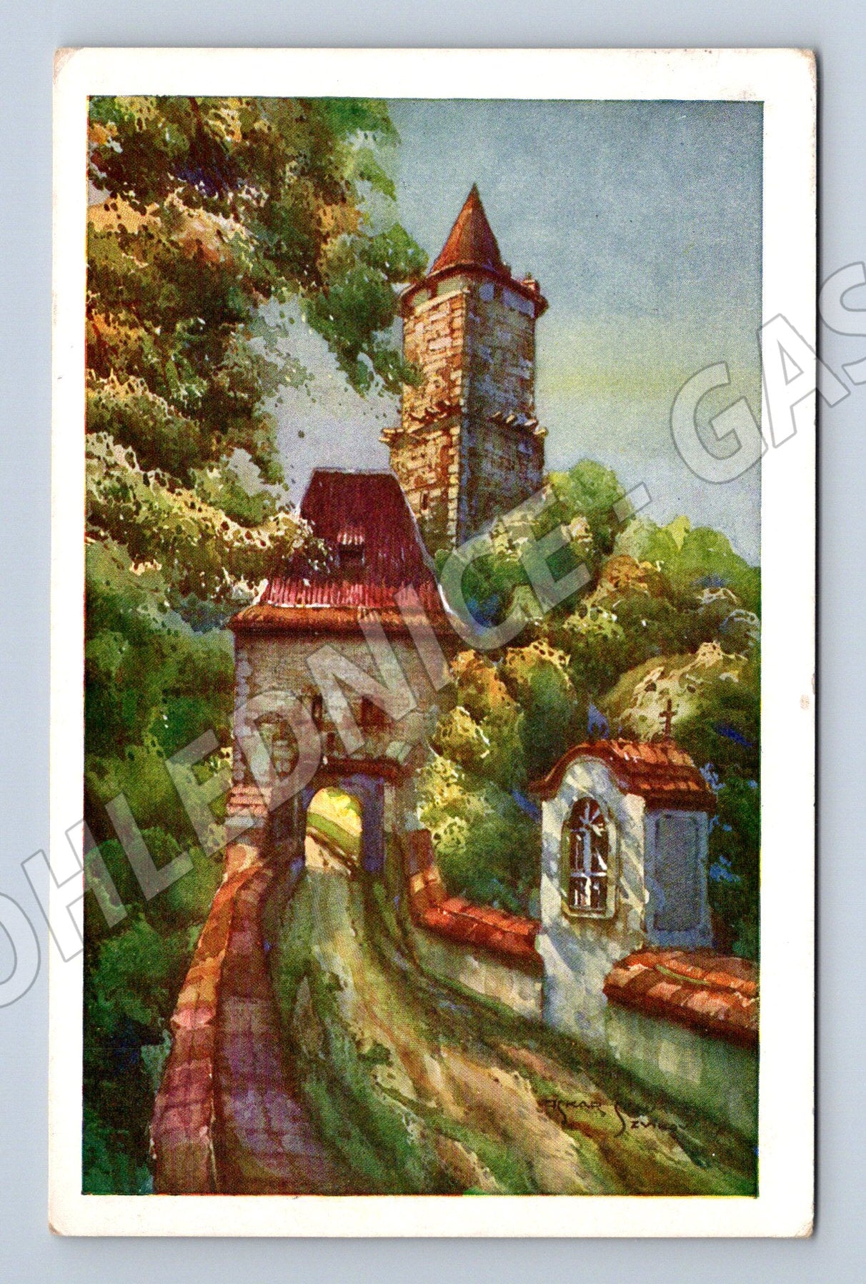 Pohlednice Hrad Zvíkov 1960 (P3687)