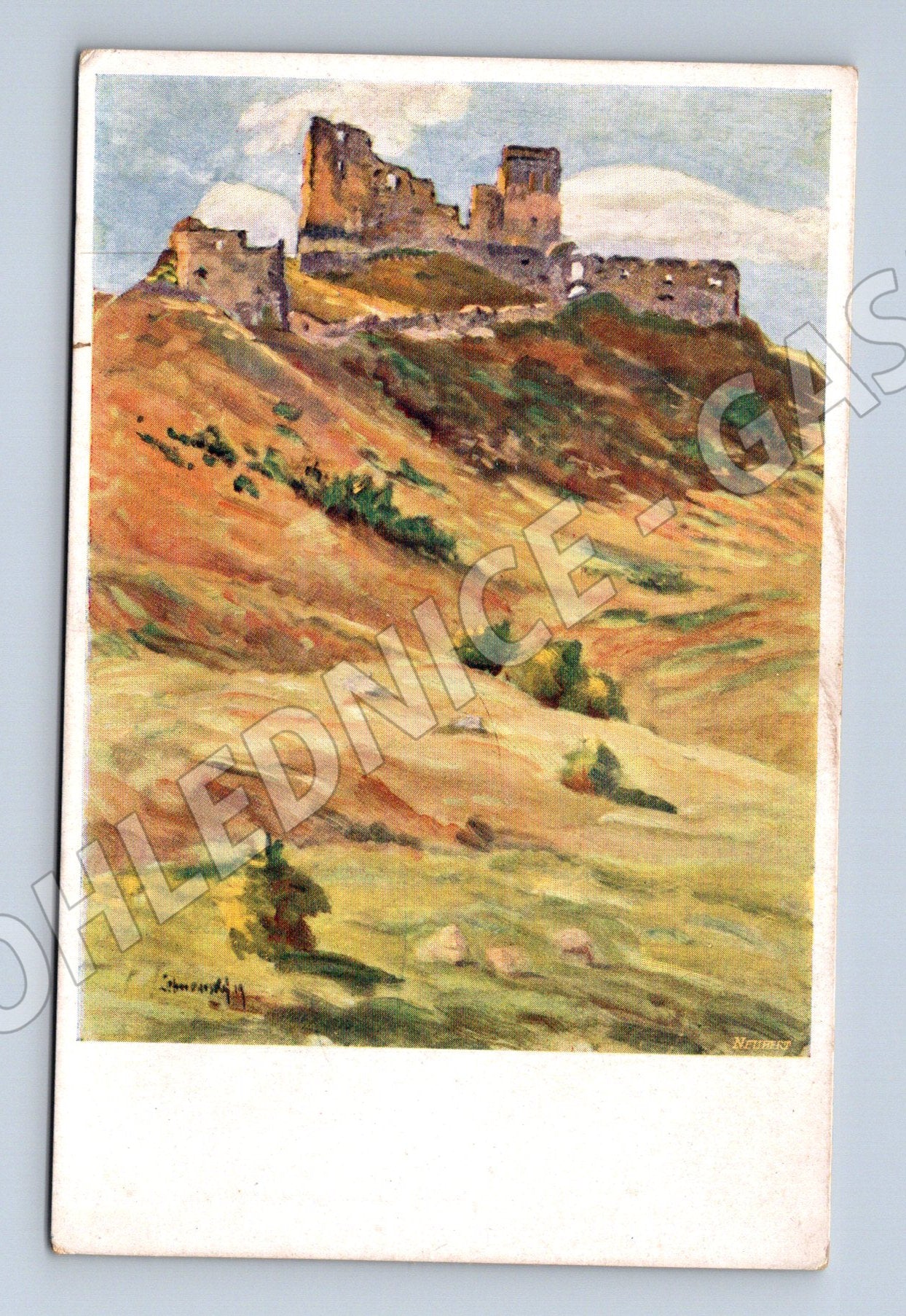 Pohlednice Slovensko hrad Čachtice (P3689)