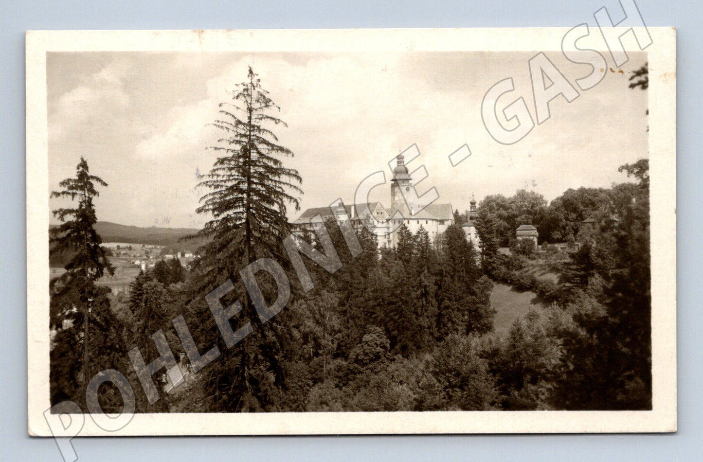 Pohlednice Jablonné v Podještědí Zámek Lemberk 1937 (P3695)