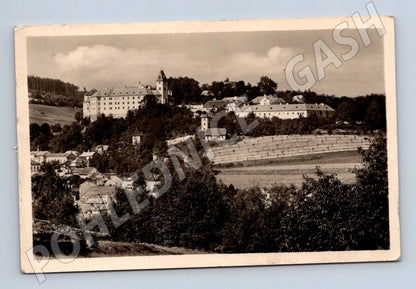 Pohlednice Vimperk zámek a město 1942 (P3696)
