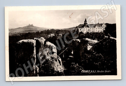 Pohlednice Český ráj Hrubá Skála 1930 (P3697)