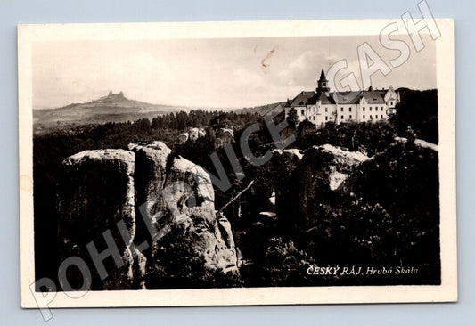 Pohlednice Český ráj Hrubá Skála 1930 (P3697)