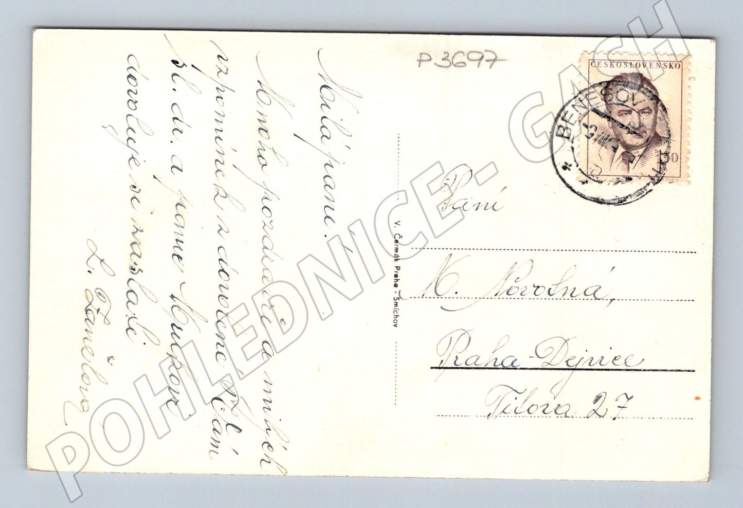 Pohlednice Český ráj Hrubá Skála 1930 (P3697)