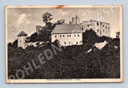Pohlednice Košumberk u Luže hrad 1929 (P3698)