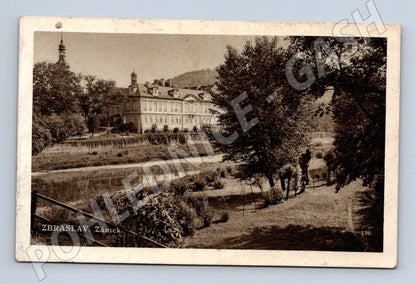 Pohlednice Zbraslav zámek 1926 (P3703)