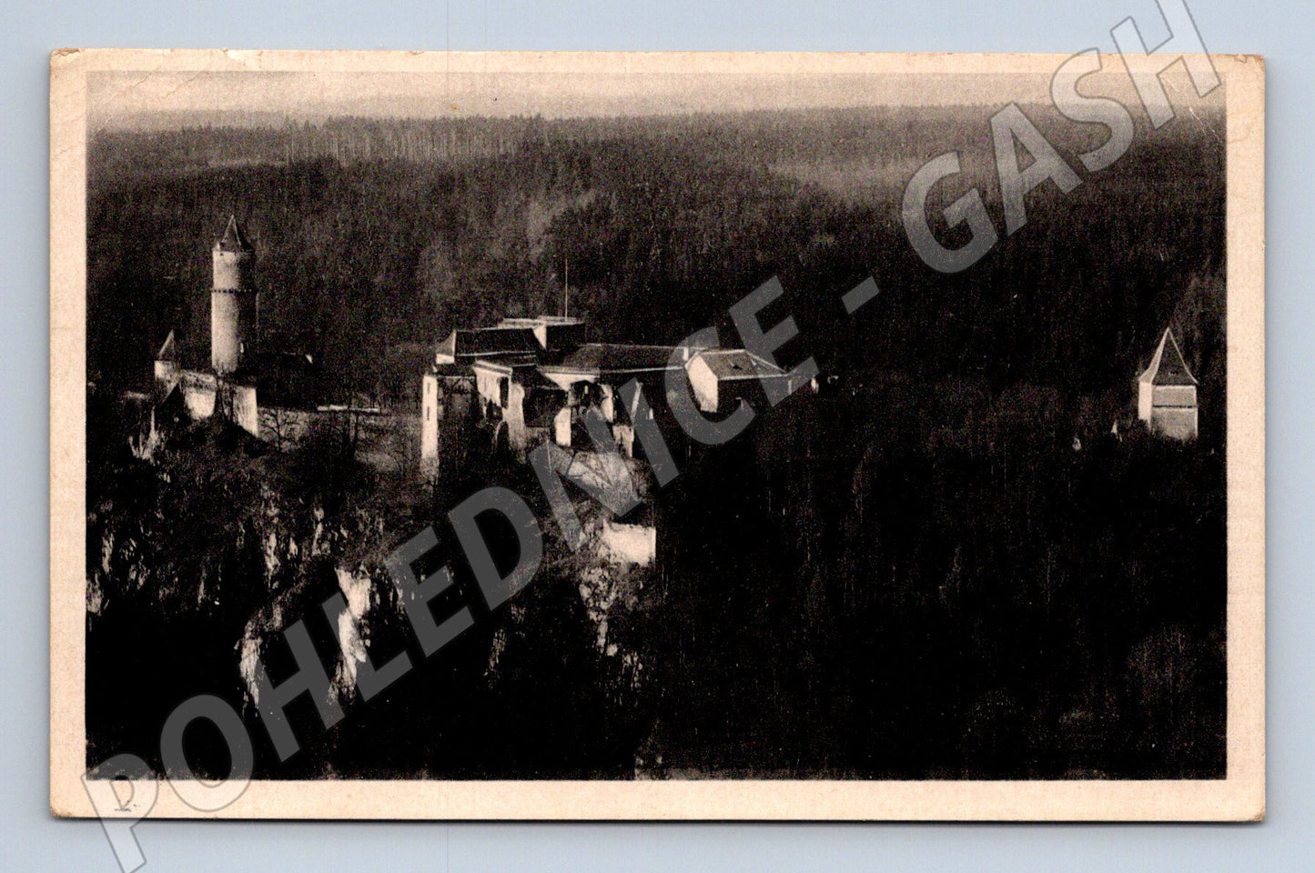 Pohlednice Hrad Zvíkov cca 1940 (P3704)
