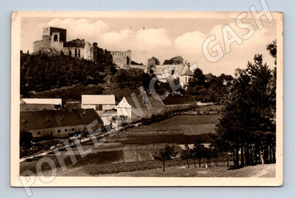 Pohlednice Hrad Rabí s podhradím 1958 (P3705)