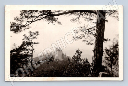 Pohlednice Kašperk hrad na Šumavě 1948 (P3708)