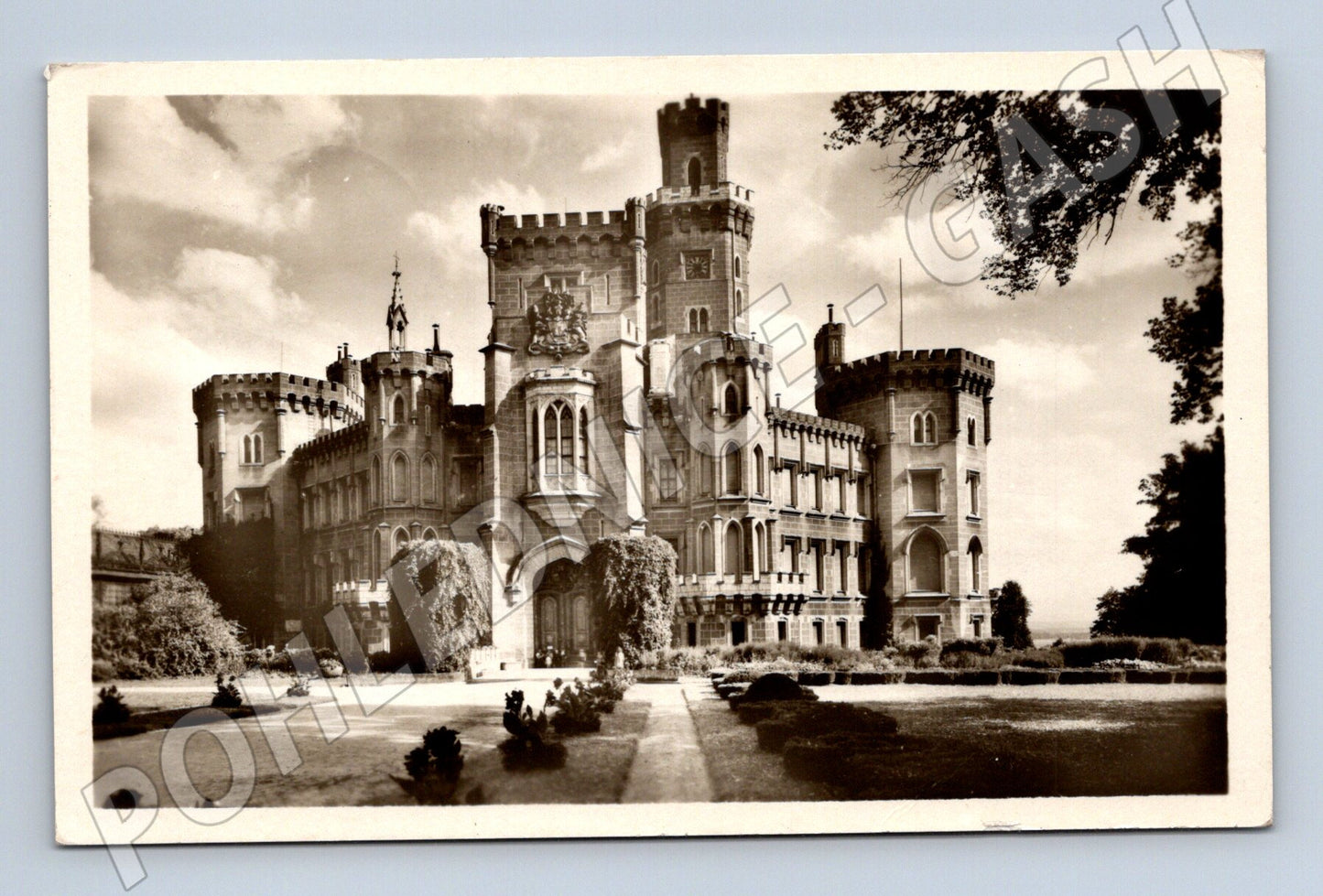 Pohlednice Hluboká nad Vltavou zámek 1952 (P3711)