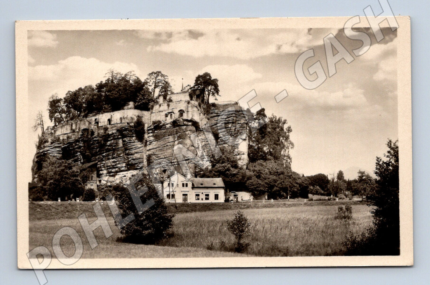 Pohlednice Sloup v Čechách Skalní hrad 1934 (P3712)