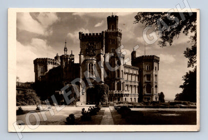 Pohlednice Hluboká nad Vltavou zámek 1955 (P3713)