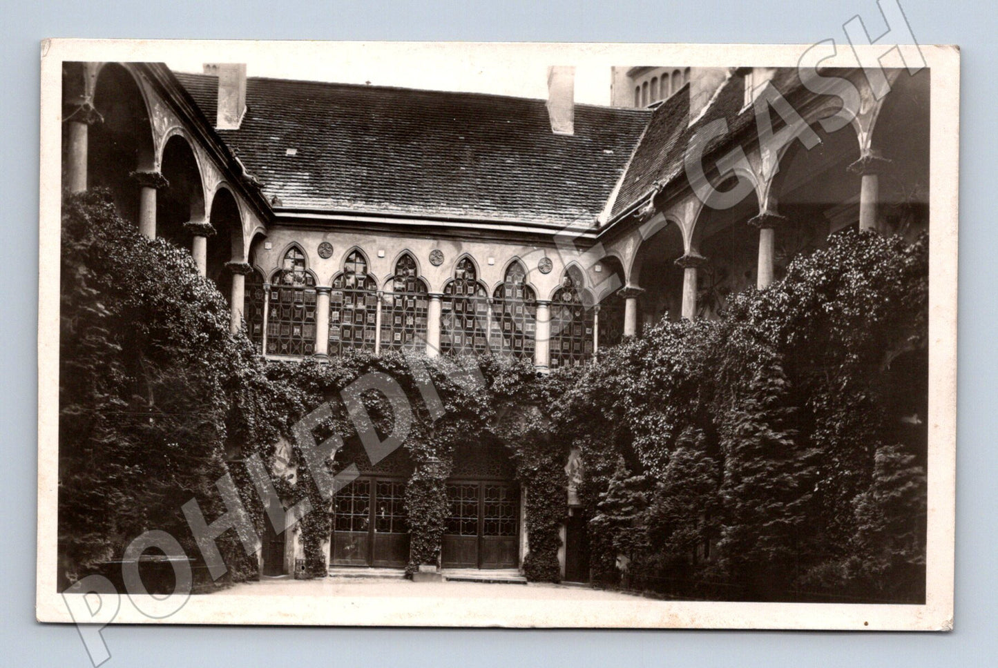 Pohlednice Žleby zámek 1941 (P3716)