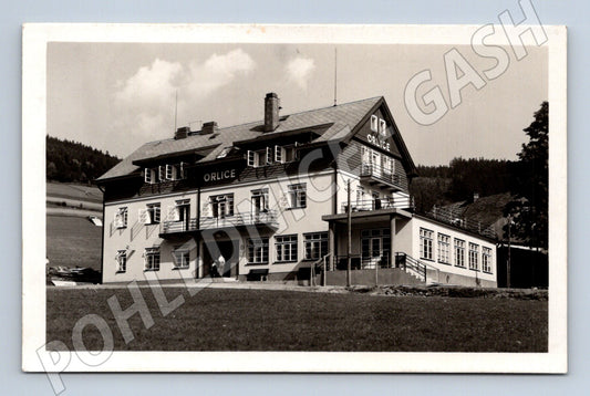 Pohlednice Orlické Hory Hotel Orlice Deštné-Zákoutí 1935 (P3729)
