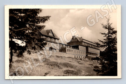 Pohlednice Janské Lázně Hotel Černý hora 1949 (P3733)