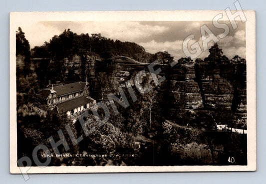 Pohlednice Pravčická brána 1941 (P3736)
