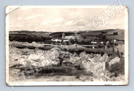 Pohlednice Milevsko celkový pohled 1941 (P3738)