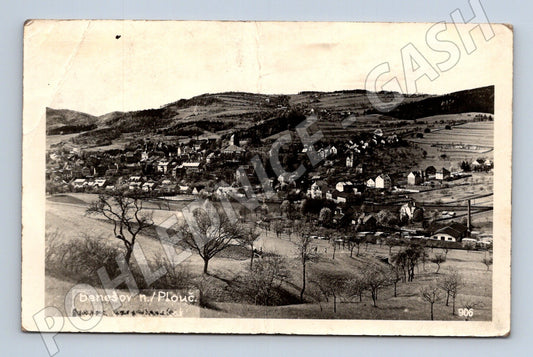 Pohlednice Benešov n. Ploučnicí celkový pohled 1941 (P3742)