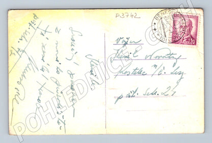 Pohlednice Benešov n. Ploučnicí celkový pohled 1941 (P3742)