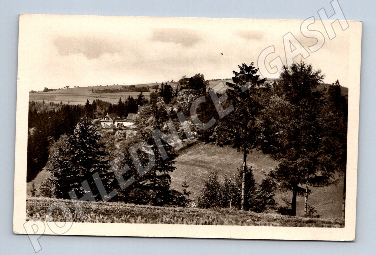 Pohlednice Nový Hrádek krajina 1959 (P3745)
