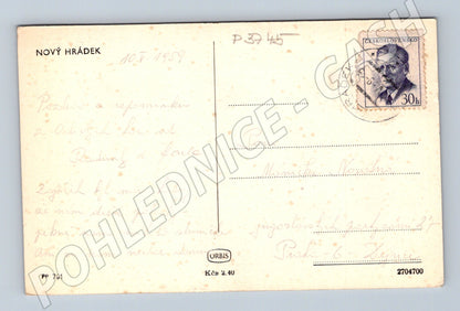 Pohlednice Nový Hrádek krajina 1959 (P3745)
