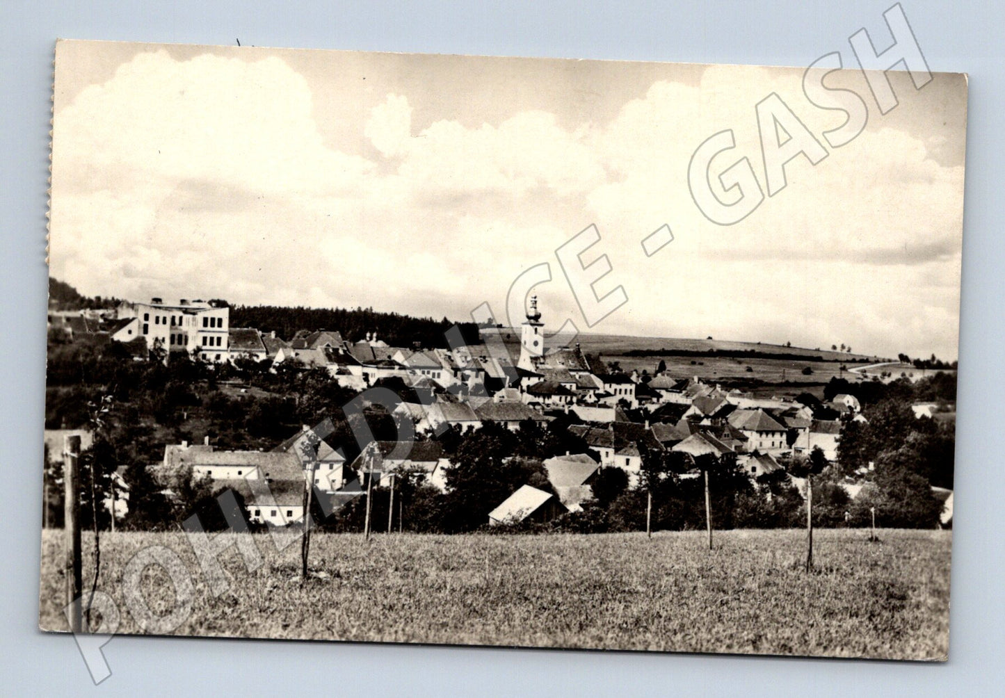 Pohlednice Benešov nad Černou panorama 1956 (P3755)