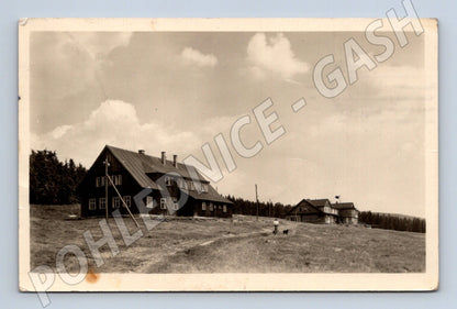 Pohlednice Krkonoše Strážné Rennerovy boudy (P3757)