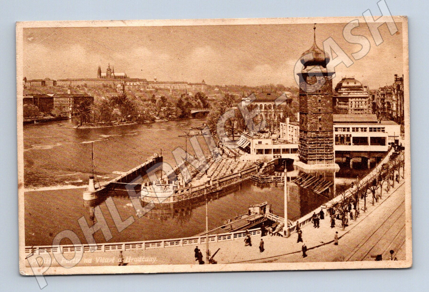 Pohlednice Praha Vltava Hradčany (P3766)