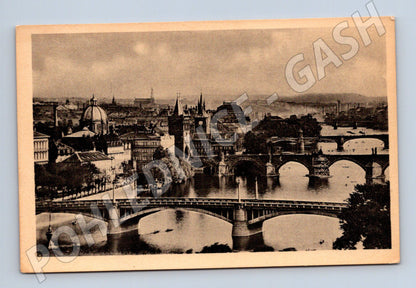 Pohlednice Praha pohled na Vltavu (P3768)