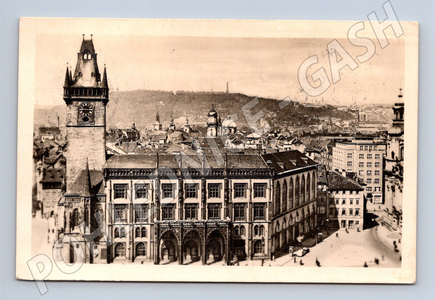 Pohlednice Praha Staroměstská radnice 1915 (P3769)