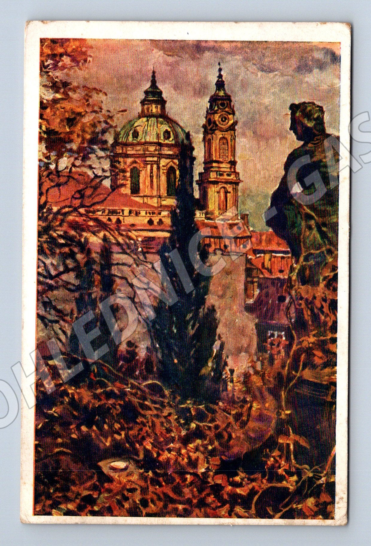 Pohlednice Praha Kostel sv. Mikuláše na Malé Straně (P3772)