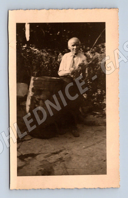 Stará fotografie muž v klobouku (P3798)
