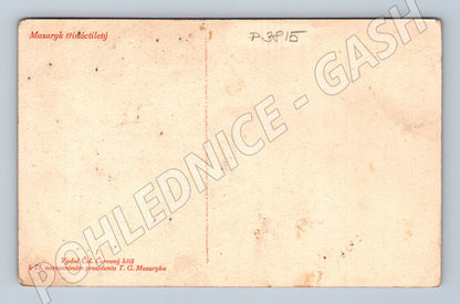 Pohlednice T. G. Masaryk k 75. narozeninám 1925 (P3815)